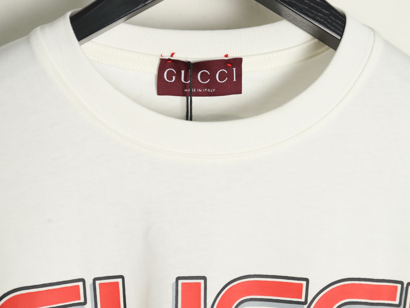 Gucci 古驰 多元素图案短袖T恤 280g短袖 高端印花工艺定制