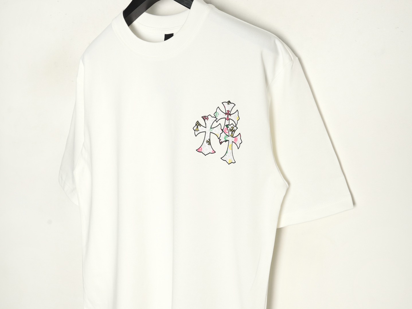 Chrome Hearts CH克罗心 梵文十字架重工刺绣T恤