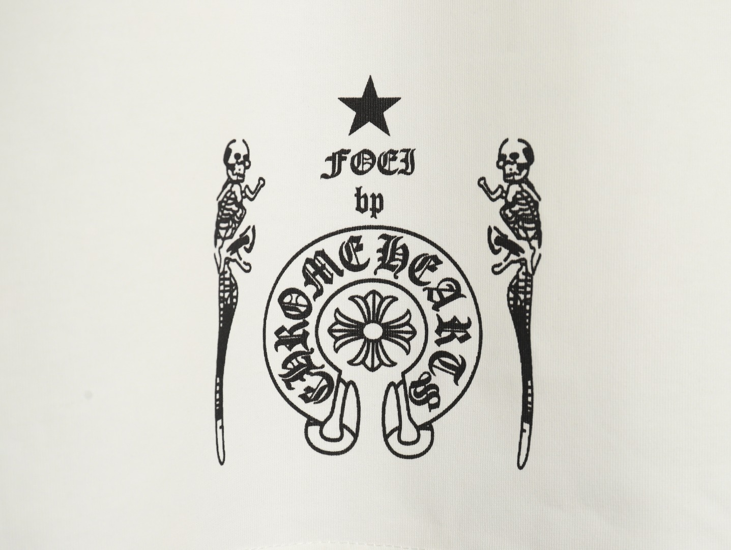 Chrome Hearts 克罗心CH 骷髅卡通短袖T恤