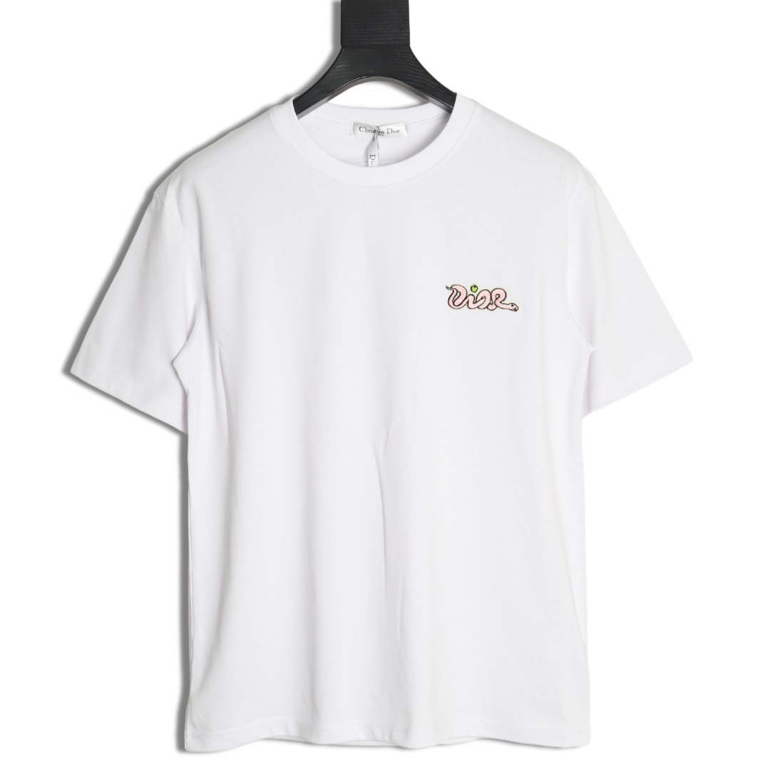 Dior/迪奥 cd 25ss 蛇年限定刺绣短袖