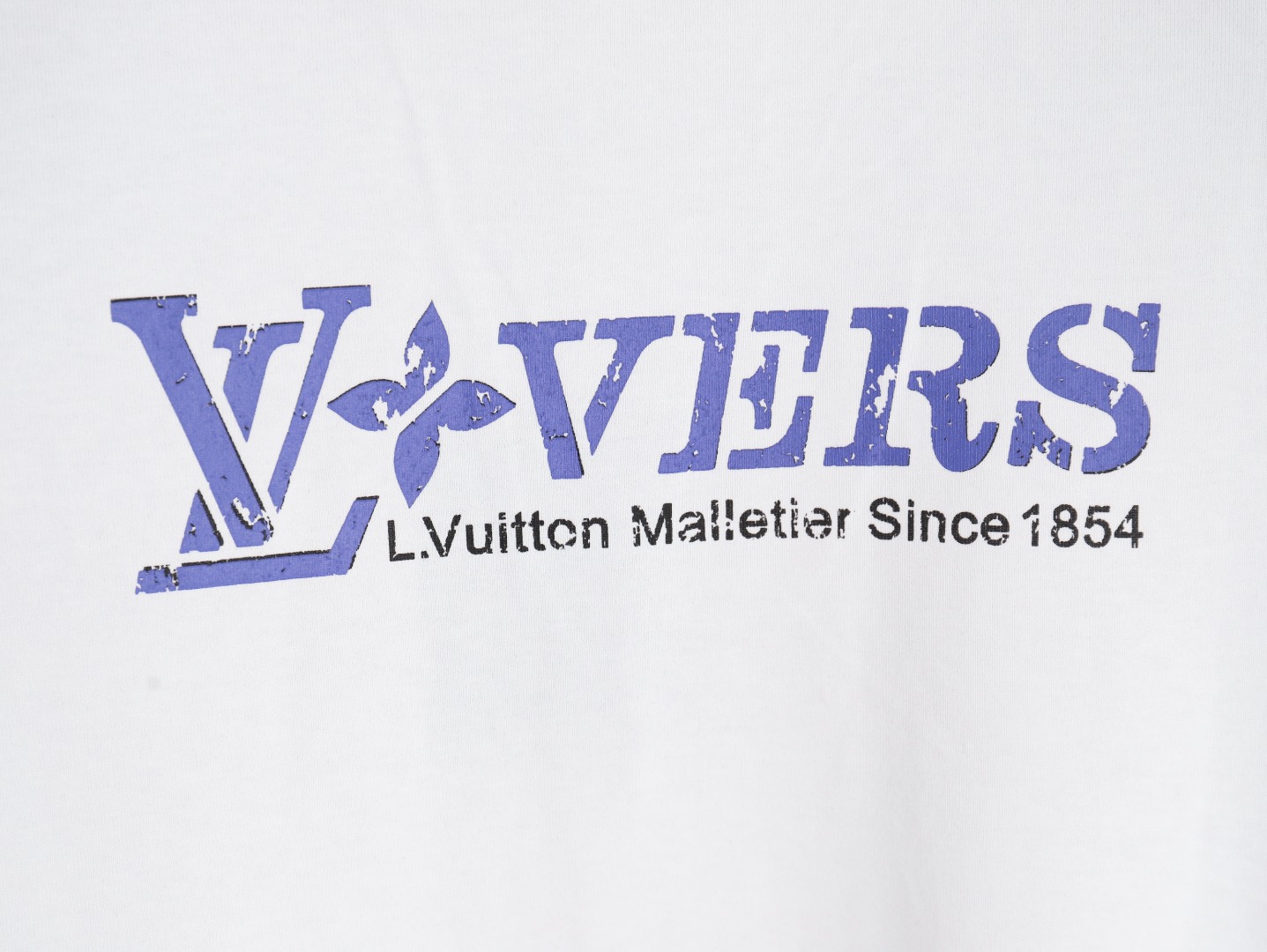 Louis Vuitton/路易威登 lv 世界地图艺术图案烫钻短袖t恤