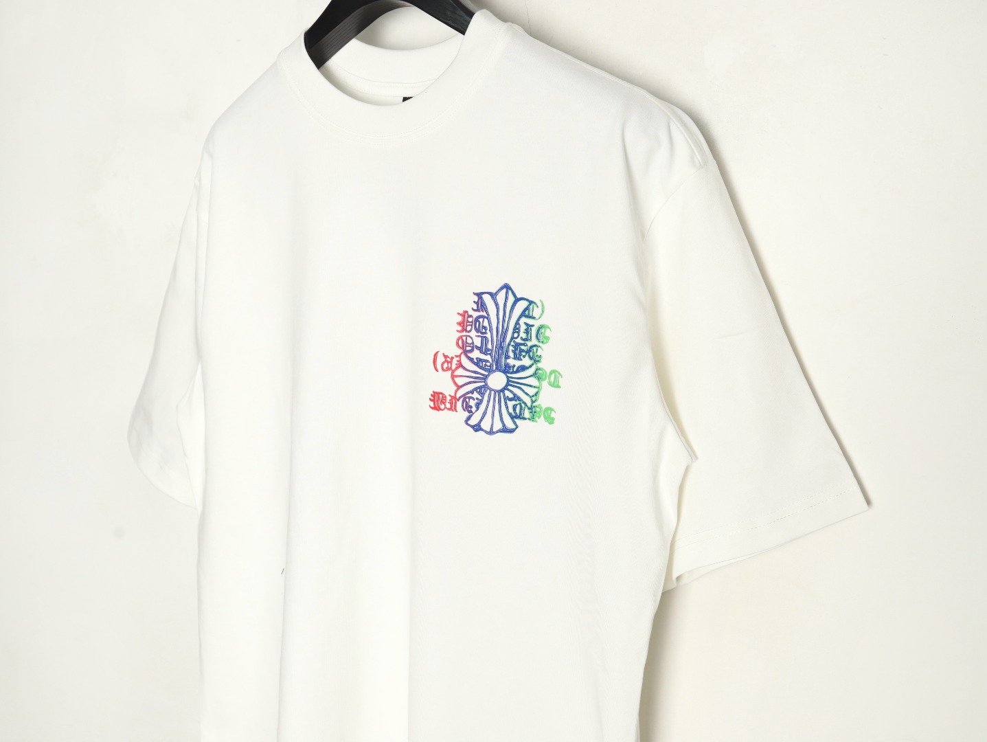 Chrome Hearts CH克罗心 梵文十字架重工彩色发泡印花T恤