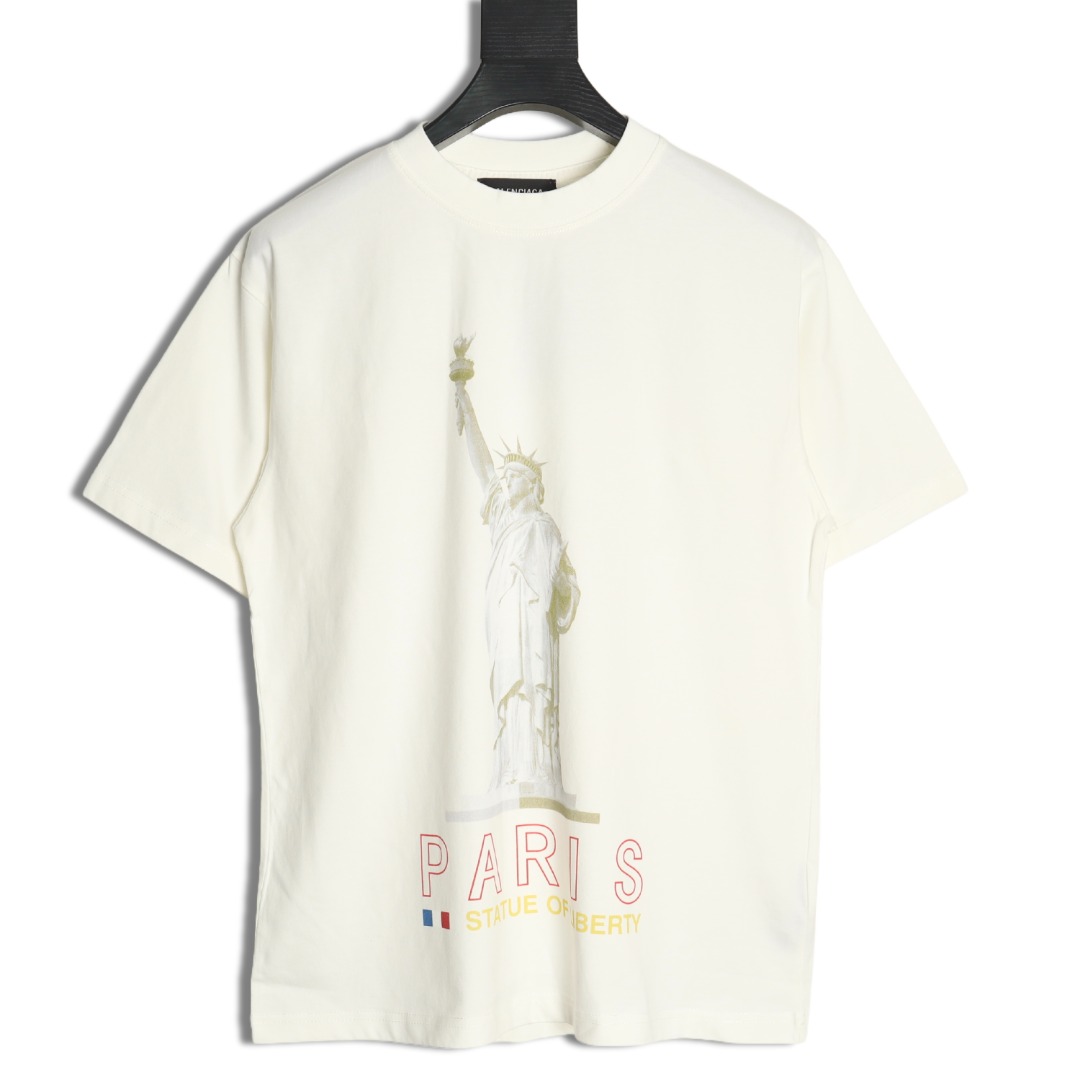 BALENCIAGA巴黎世家BLCG 自由女神短袖T恤