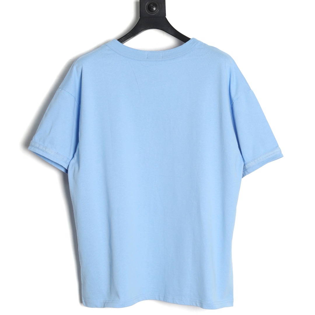 Dior x STONE ISLAND 迪奥CD石头岛 联名款刺绣字母罗盘短袖T恤