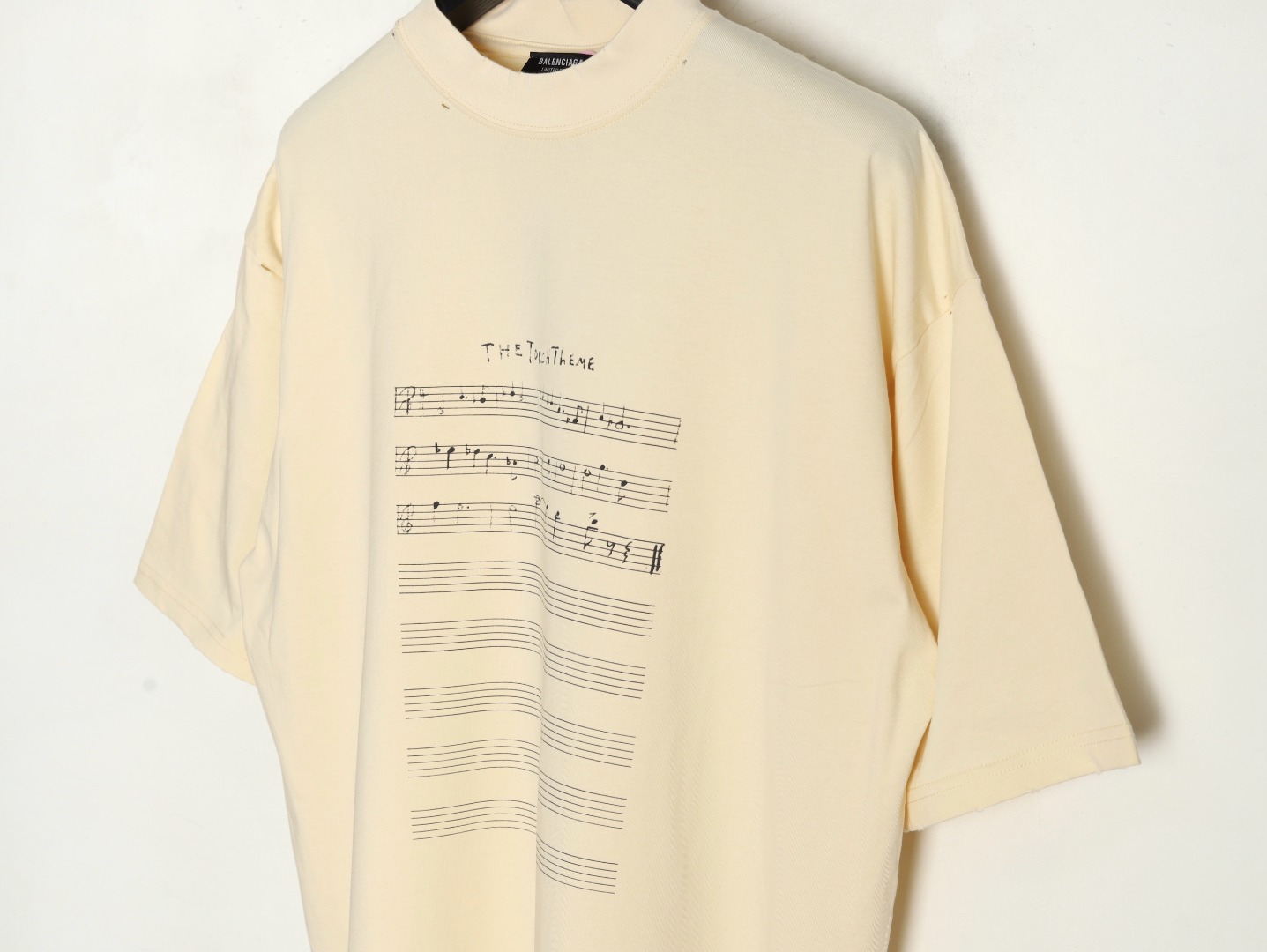 Balenciaga 巴黎世家 24SS 乐谱短袖T恤