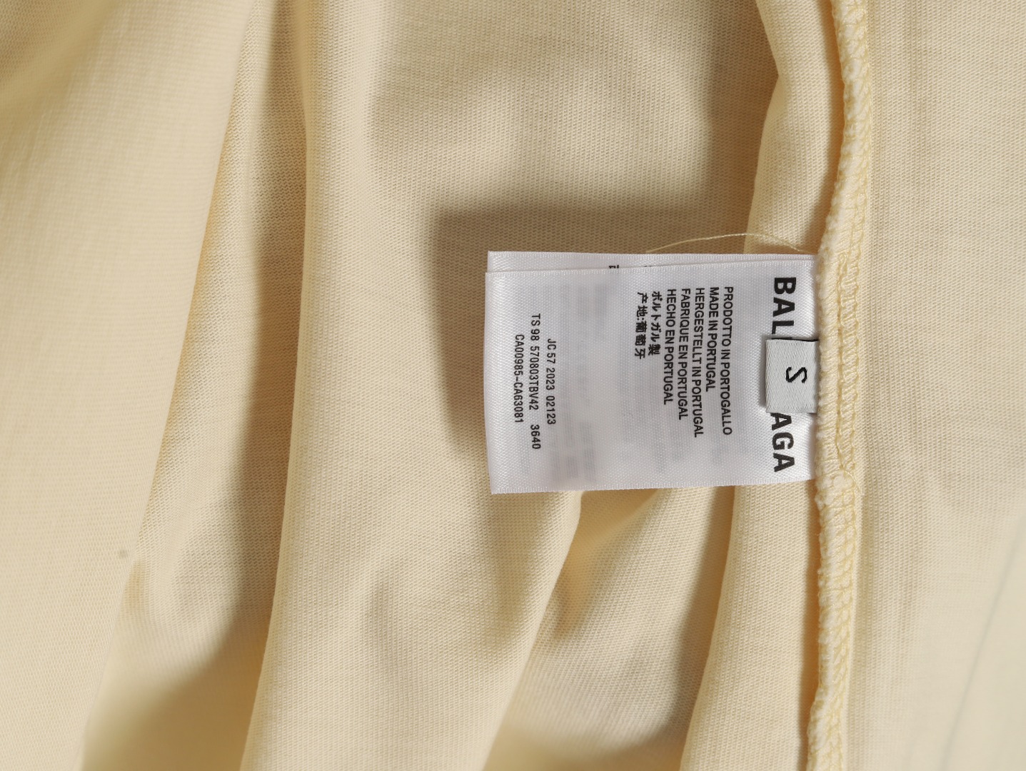 Balenciaga 巴黎世家 24SS 乐谱短袖T恤