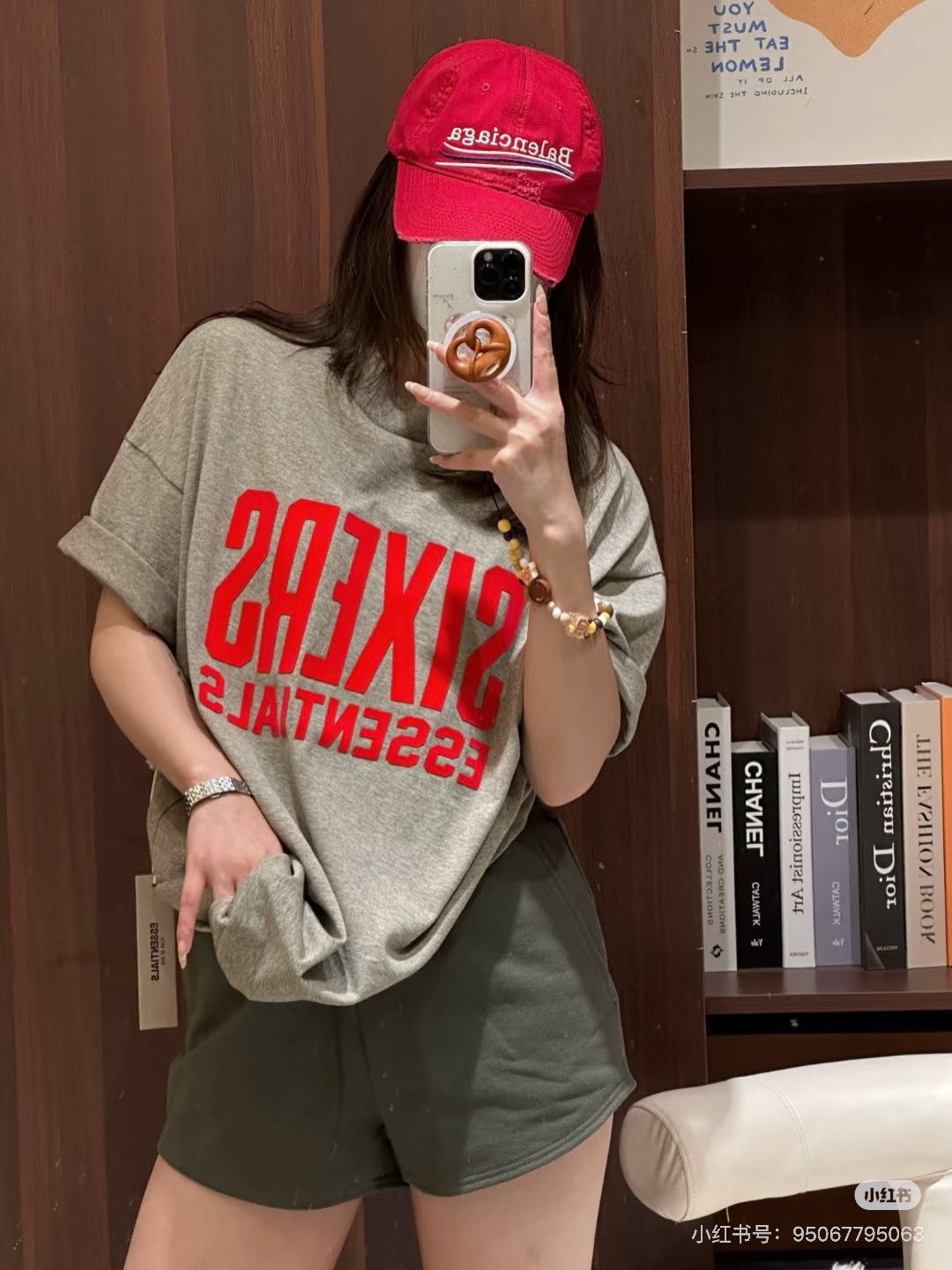 Fear of God x NBA fog联名字母短袖T恤 上身效果#