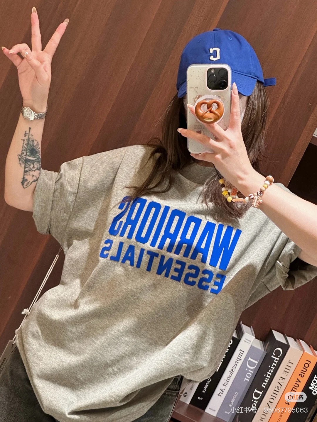 Fear of God x NBA fog联名字母短袖T恤 上身效果#