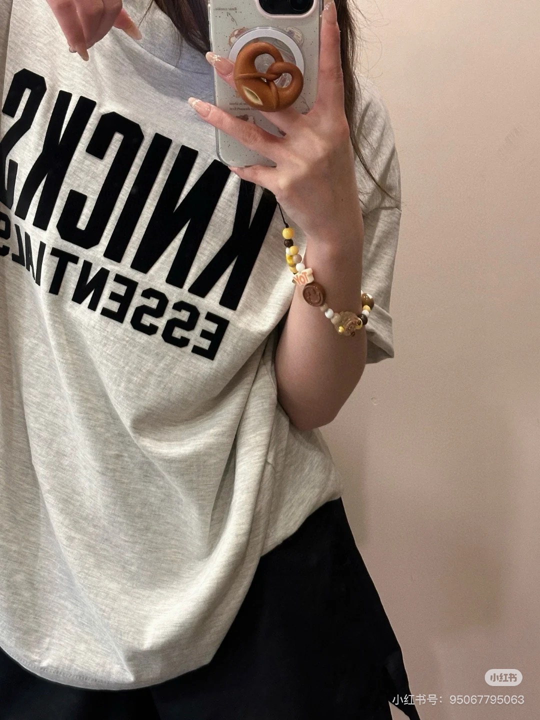 Fear of God x NBA fog联名字母短袖T恤 上身效果#