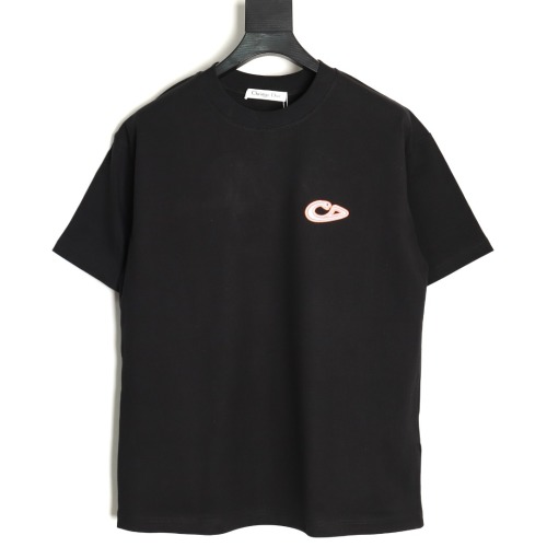 Dior DO AND Kaws Black Cotton Jersey T-Shirt With Snake Year Embroidery 1 Dior DO AND Kaws Black Cotton Jersey T-Shirt With Snake Year Embroidery
