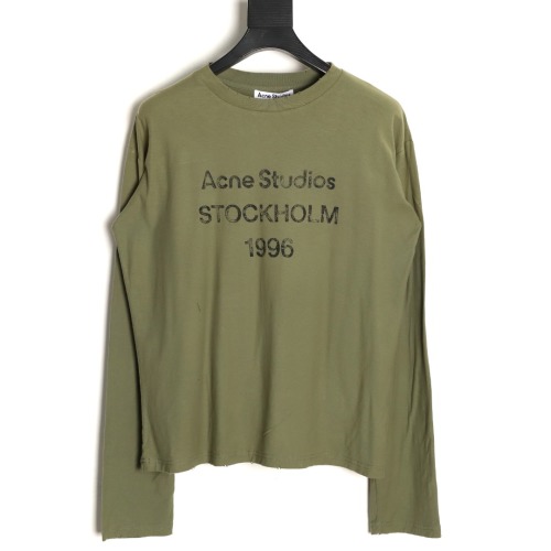 Acne Studios 1996 Stockholm Long Sleeve T-Shirt, Vintage Washed, Unisex 1 Acne Studios 1996 Stockholm Long Sleeve T-Shirt, Vintage Washed, Unisex