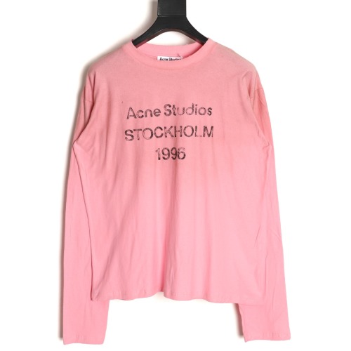 Acne Studios 1996 Stockholm Long Sleeve T-Shirt - Distressed, Vintage Wash 1 Acne Studios 1996 Stockholm Long Sleeve T-Shirt - Distressed, Vintage Wash