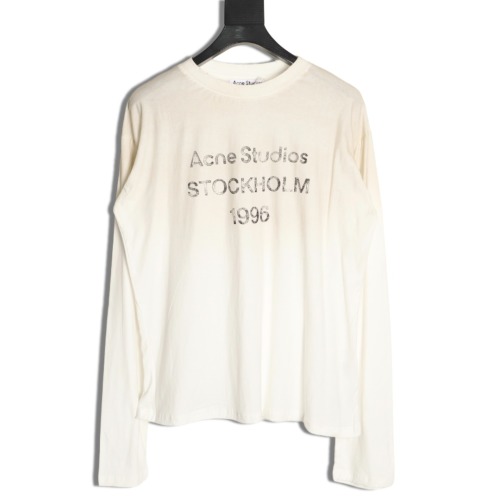 Acne Studios 1996 Stockholm Long Sleeve T-Shirt Distressed Vintage Wash 1 Acne Studios 1996 Stockholm Long Sleeve T-Shirt Distressed Vintage Wash