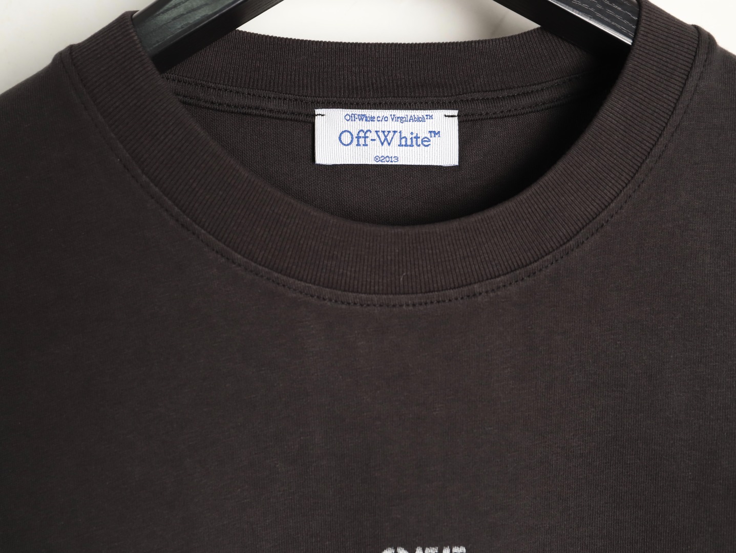 OFF WHITE OW小天使款短袖T恤做旧黑-Chinese UA Cheap High Quatity Brand Clothes Bags handbags Sneakers wholesale wholesaler seller from China Factory suppliers Fashion Clothing Shoes best Quality Beautiful Price OFF WHITE OW小天使款短袖T恤做旧黑