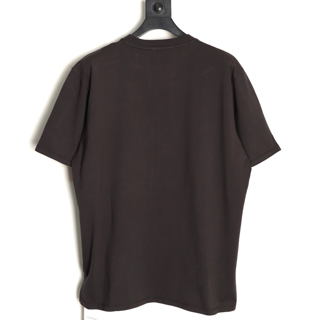 OFF WHITE OW小天使款短袖T恤做旧黑-Chinese UA Cheap High Quatity Brand Clothes Bags handbags Sneakers wholesale wholesaler seller from China Factory suppliers Fashion Clothing Shoes best Quality Beautiful Price OFF WHITE OW小天使款短袖T恤做旧黑