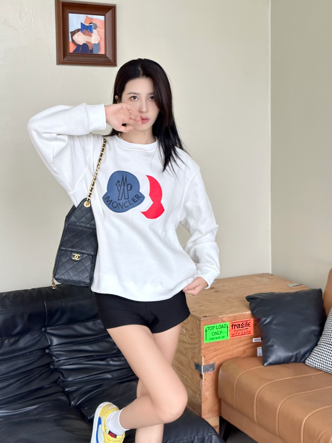 Moncler 蒙口 25FW 三标圆领卫衣