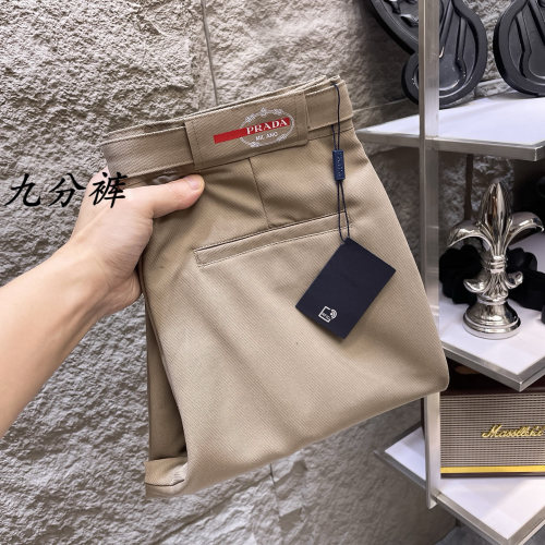 Prada 2025SS Cropped Trousers - Premium Fabric, Impeccable Craftsmanship, and Comfort 1 Prada 2025SS Cropped Trousers - Premium Fabric, Impeccable Craftsmanship, and Comfort