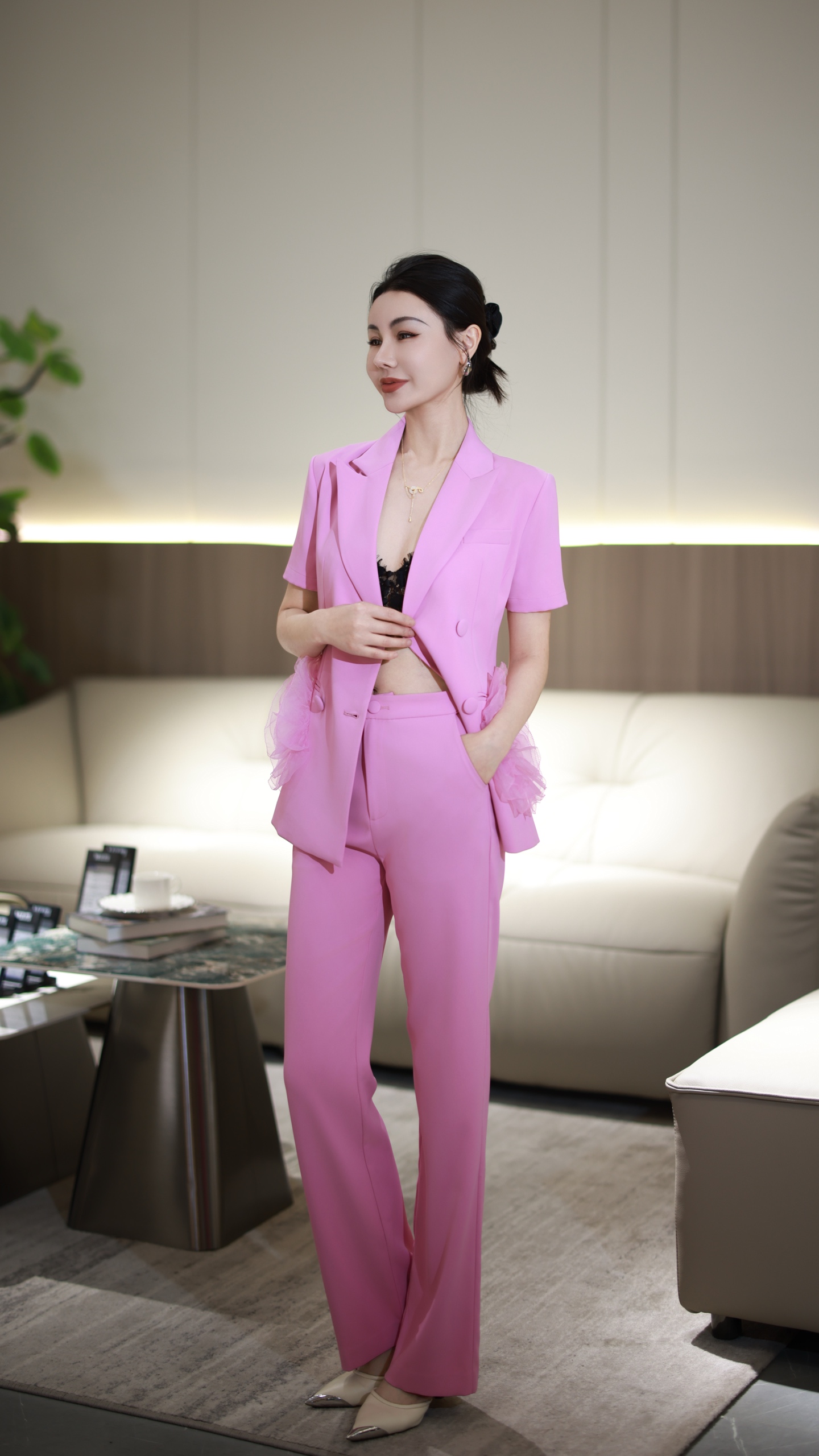 P759 SUPPORT FOR EXCHANGE, HIGH-QUALITY WOMEN’S SUIT, PACKAGED V HOME. IT’S AN ORIGINAL DESIGN - 图片 2
