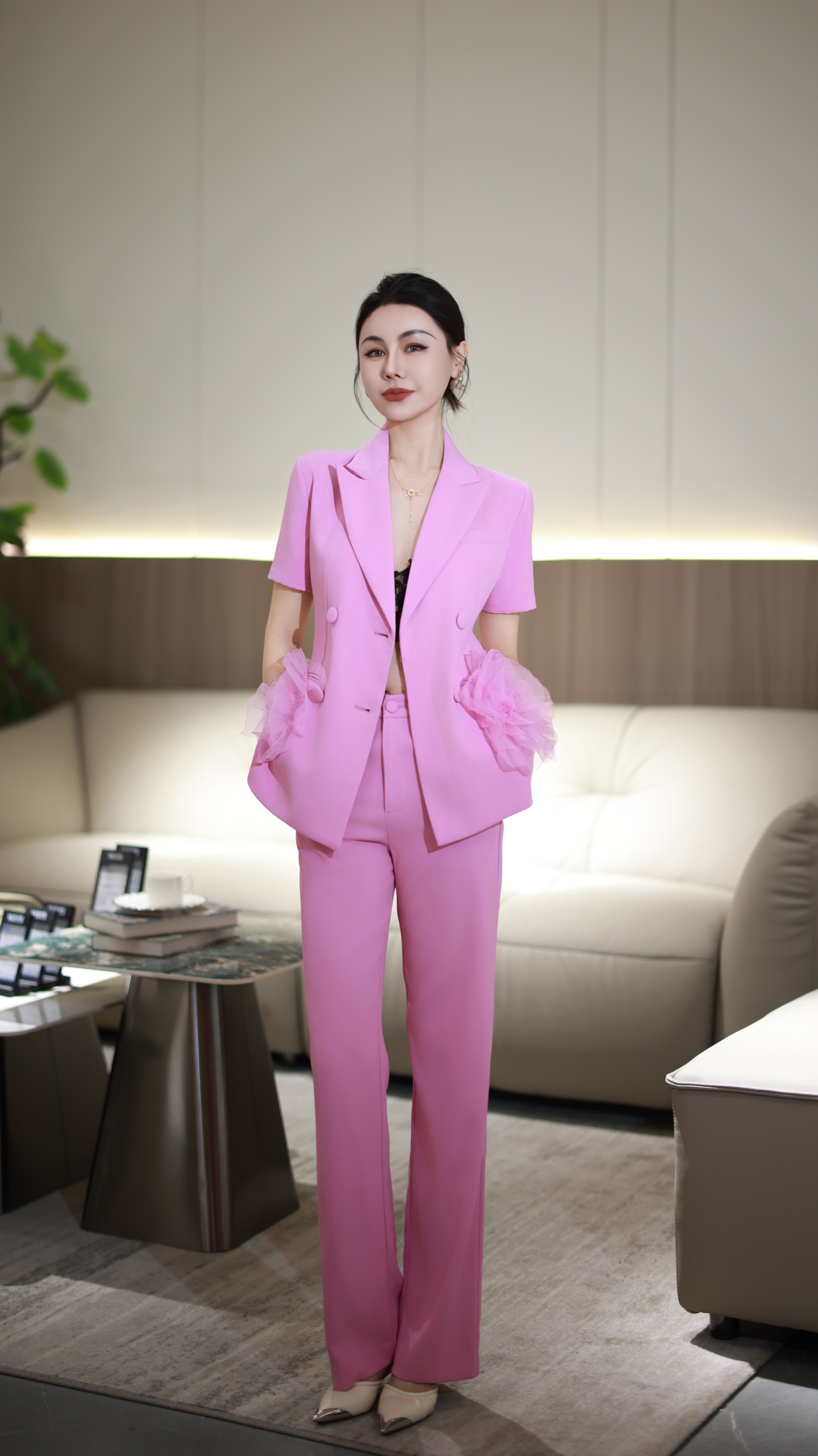 P759 SUPPORT FOR EXCHANGE, HIGH-QUALITY WOMEN’S SUIT, PACKAGED V HOME. IT’S AN ORIGINAL DESIGN - 图片 6