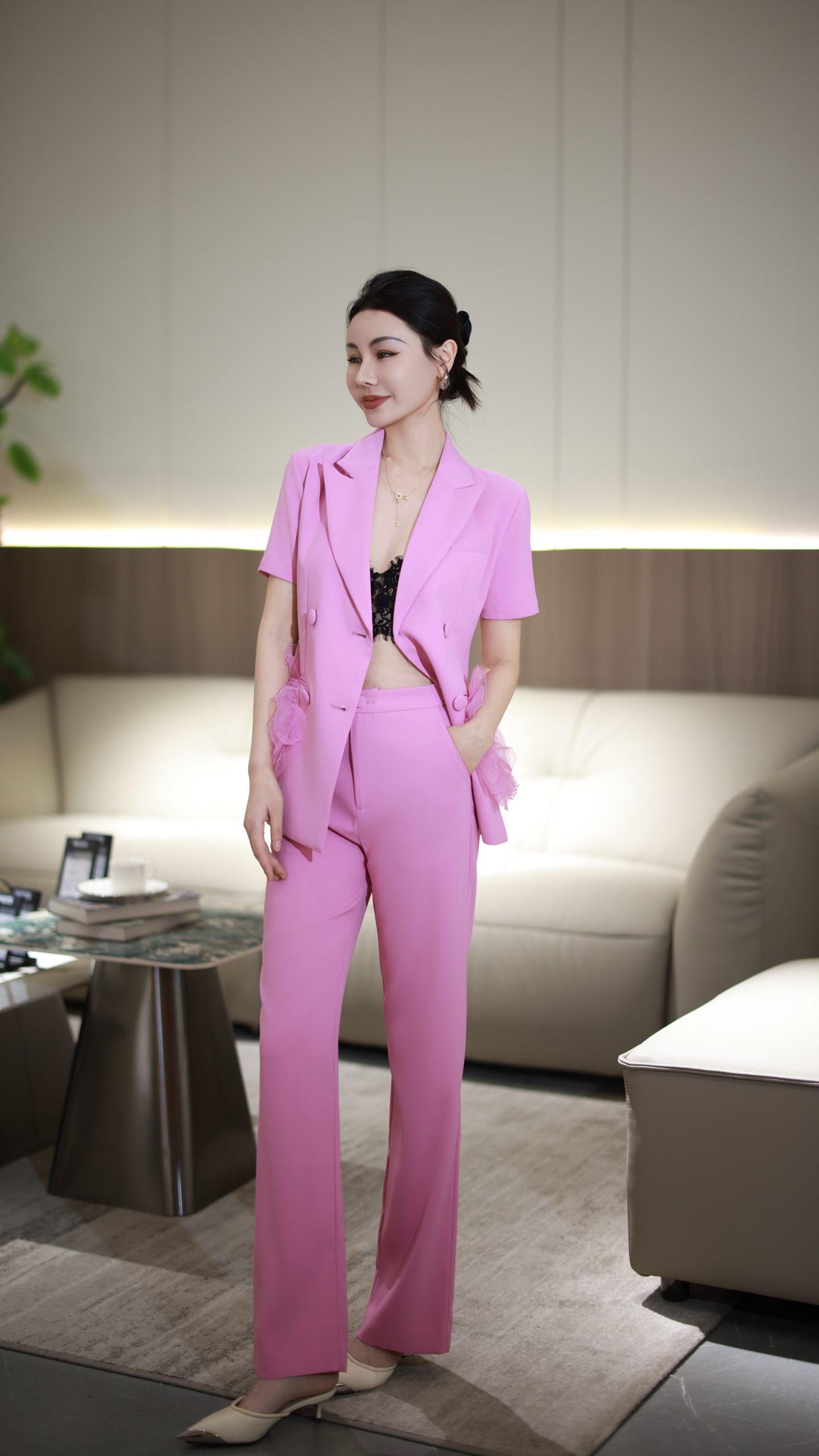 P759 SUPPORT FOR EXCHANGE, HIGH-QUALITY WOMEN’S SUIT, PACKAGED V HOME. IT’S AN ORIGINAL DESIGN - 图片 4