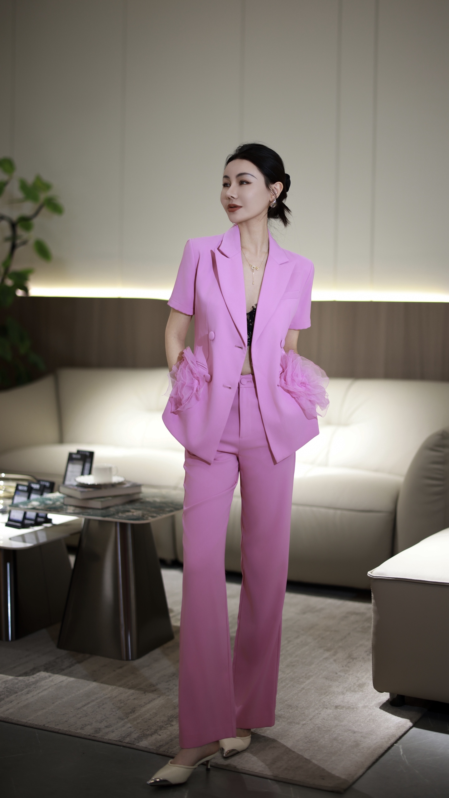 P759 SUPPORT FOR EXCHANGE, HIGH-QUALITY WOMEN’S SUIT, PACKAGED V HOME. IT’S AN ORIGINAL DESIGN - 图片 7