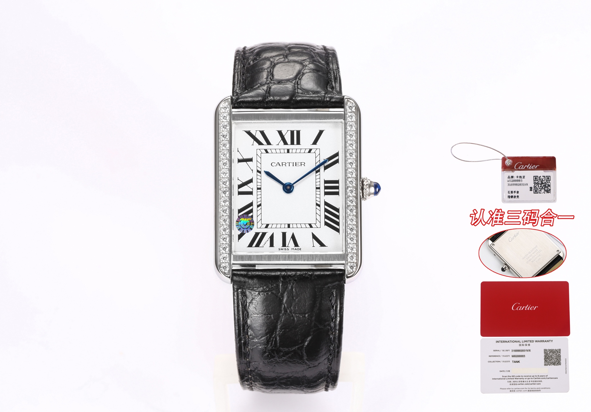 NO:943005,Uni-President launches three-in-one code  3wf upgraded version, two models of Cartier Tank W503 and W505 were released at the same time. The couple's watch is large and small. It follows the previous replica plan, uses original accessories, and is assembled to create a unique clone. It is equipped with an original imported Swiss quartz movement and competes with the genuine product. Cartier TANK-SOLO invites all watch friends to appreciate it. [Case] Square case  It is very difficult to alternate between rounded corners and right angles, in order to pursue the perfect effect. Each finished product can reflect the patience and perseverance of the watchmaker. [Wonderful details] The bullet-shaped spinel, the silver-plated pearlescent dial and the blued hands are all supplied by the original parts factory. When combined with other accessories, the degree of simulation can dominate Yunei. [Watch strap] Italian calfskin is comfortable to wear.  Medium diameter size: 34.8mm19860909统一 最新推出三码合一 3wf升级版,卡地亚坦克W503与W505两款型号同时发布,情侣手表大号小号,沿袭之前的复刻方案,采用原厂配件,拼装打造举世无双的克隆体,搭载原装进口瑞士石英机芯和正品较量到底.卡地亚TANK-SOLO敬请广大表友品鉴.【表壳】方形的壳套内含乾坤,圆角和直角的交替难度很大,为了追求完美的效果.每一只成品都能体现制表师精益求精的耐心和毅力.【精彩细节】子弹型的尖晶石,镀银的珠光色盘面和烧蓝指针,均为原装配件厂供应.与其他配件组合,仿真度可称雄宇内【表带】意大利小牛皮佩戴舒适 中号直径尺寸34.8mmX27.4mm. 小号直径尺寸:31mmX24.4mm. 欢迎表友咨询品鉴. 3WF出品,,cartier,cowhide,Watch
