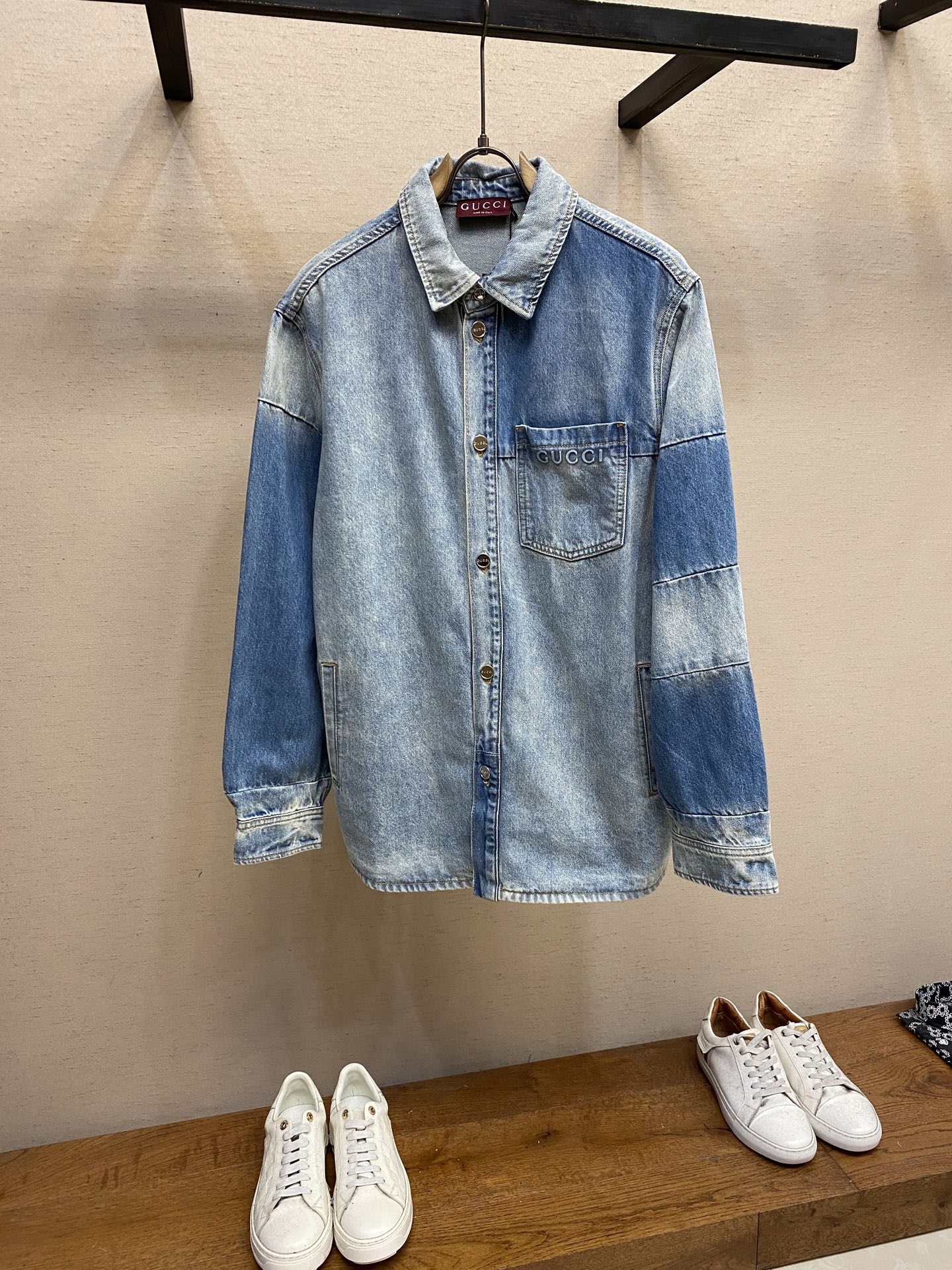 Gucci Water-Washed Cowboy Shirt: Customized Comfort with Unique Processes