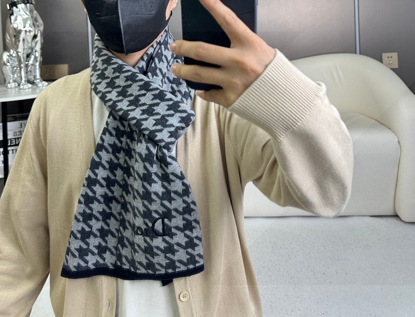 Was ist die Replik der höchsten Qualität
 Dior Schal Unisex Frauen Kaschmir Stricken