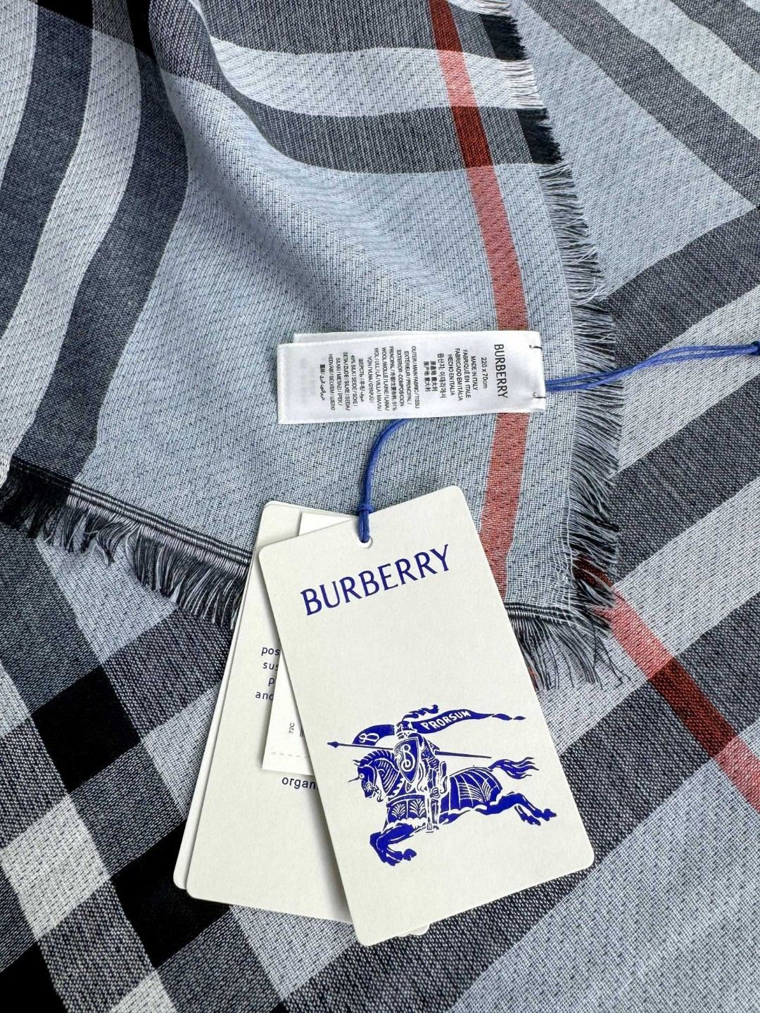 BURBERRY家经典格！2024年最值得入超值版老友闭眼入！一条围巾两条的快乐！！！经典格经典配色这个