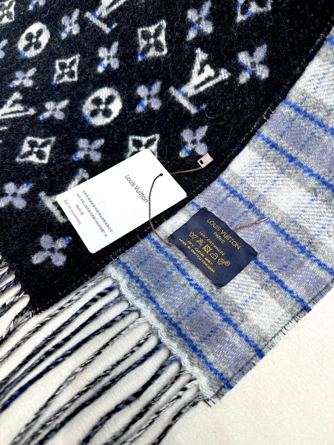 Louis Vuitton Inspired Cashmere Scarf - Designer Style, Ultra-Soft, 32x200 cm 9 a1733584307514 8666