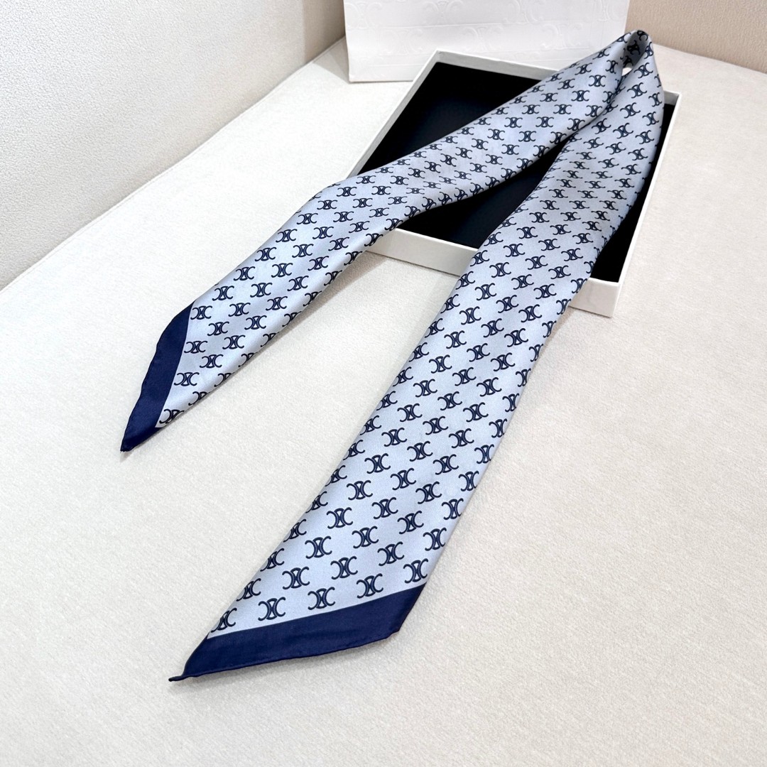 【▪真丝上新🆕……️ 惊艳！😘🔥披着围着都美的~让人过目不忘！！】Celine这款出来的效果真的，一秒美