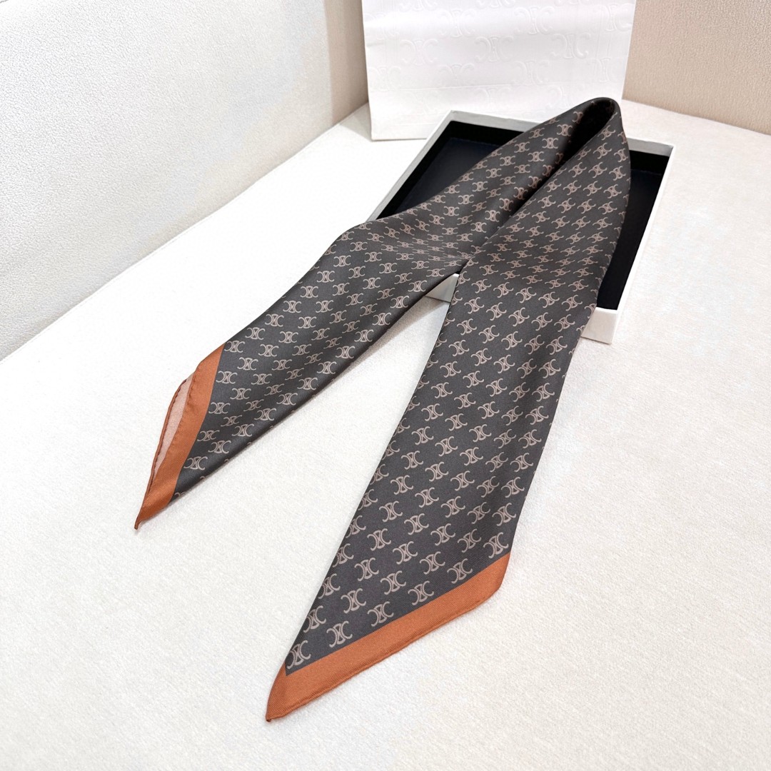 【▪真丝上新🆕……️ 惊艳！😘🔥披着围着都美的~让人过目不忘！！】Celine这款出来的效果真的，一秒美