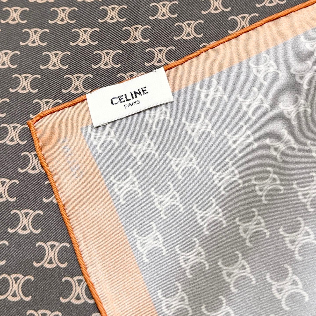 【▪真丝上新🆕……️ 惊艳！😘🔥披着围着都美的~让人过目不忘！！】Celine这款出来的效果真的，一秒美