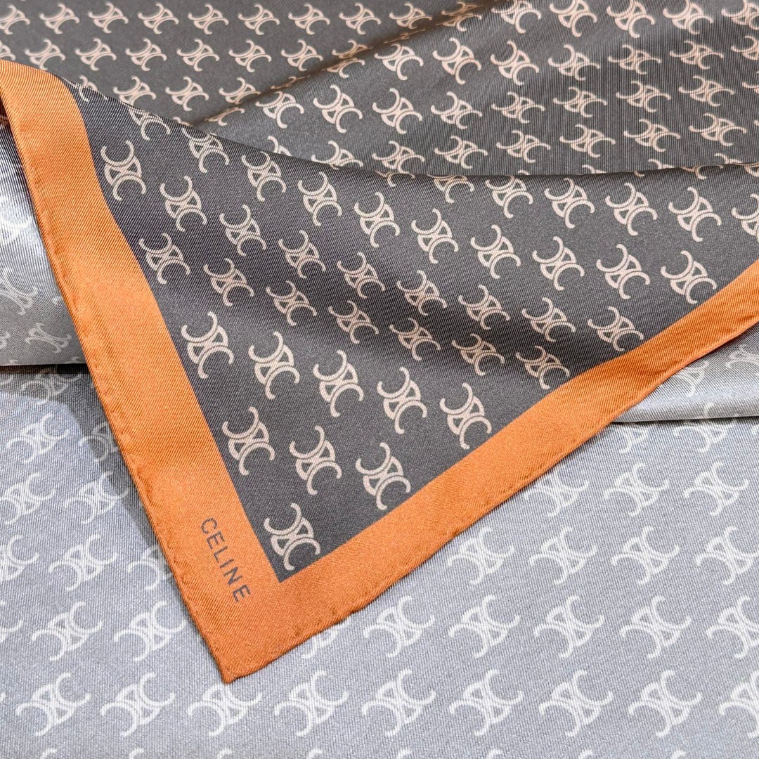 【▪真丝上新🆕……️ 惊艳！😘🔥披着围着都美的~让人过目不忘！！】Celine这款出来的效果真的，一秒美