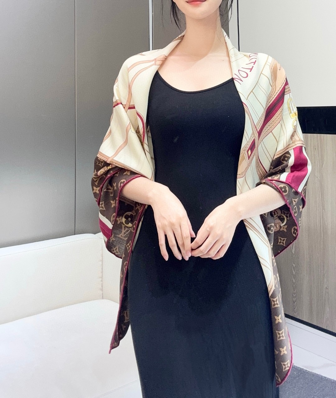
Louis Vuitton 90 手感柔软绝对独一无二❗金字塔尖的数码印花，
My Neverfull