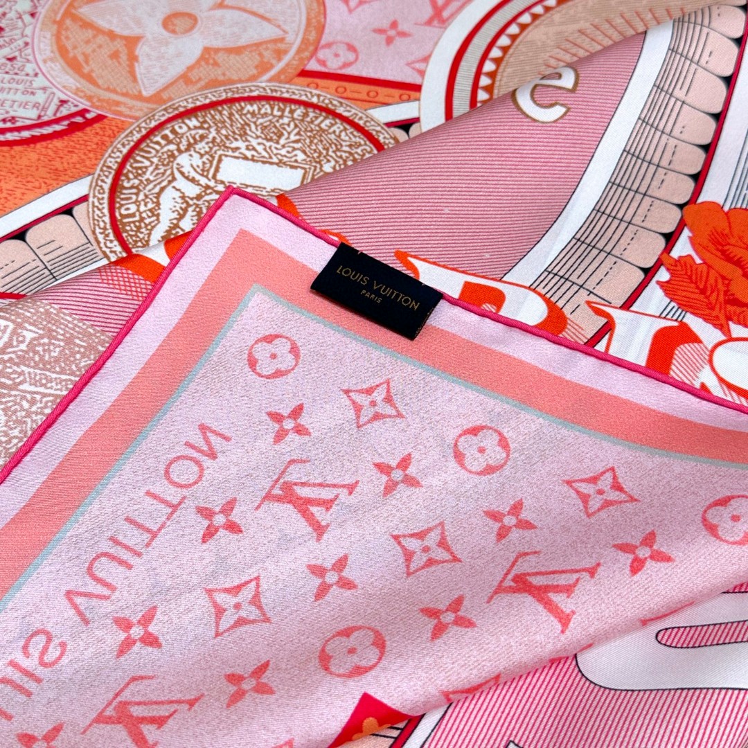 𝐋𝐨𝐮𝐢𝐬 𝐕𝐮𝐢𝐭𝐭𝐨𝐧 • 𝟐𝟓ꫛꫀꪝ《复古海报》Size：90x90cm 100%斜纹真丝 18m