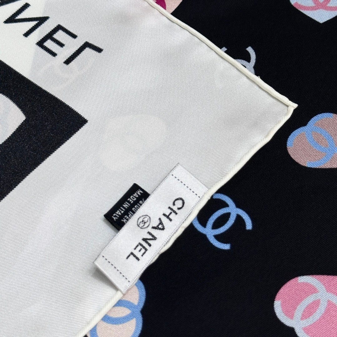  ✨✨CHAMEL【小香蝴蝶结90】真丝方巾‼️抢‼️VIP推荐  ‼️👍下手一定要快【高端  大爱❤️