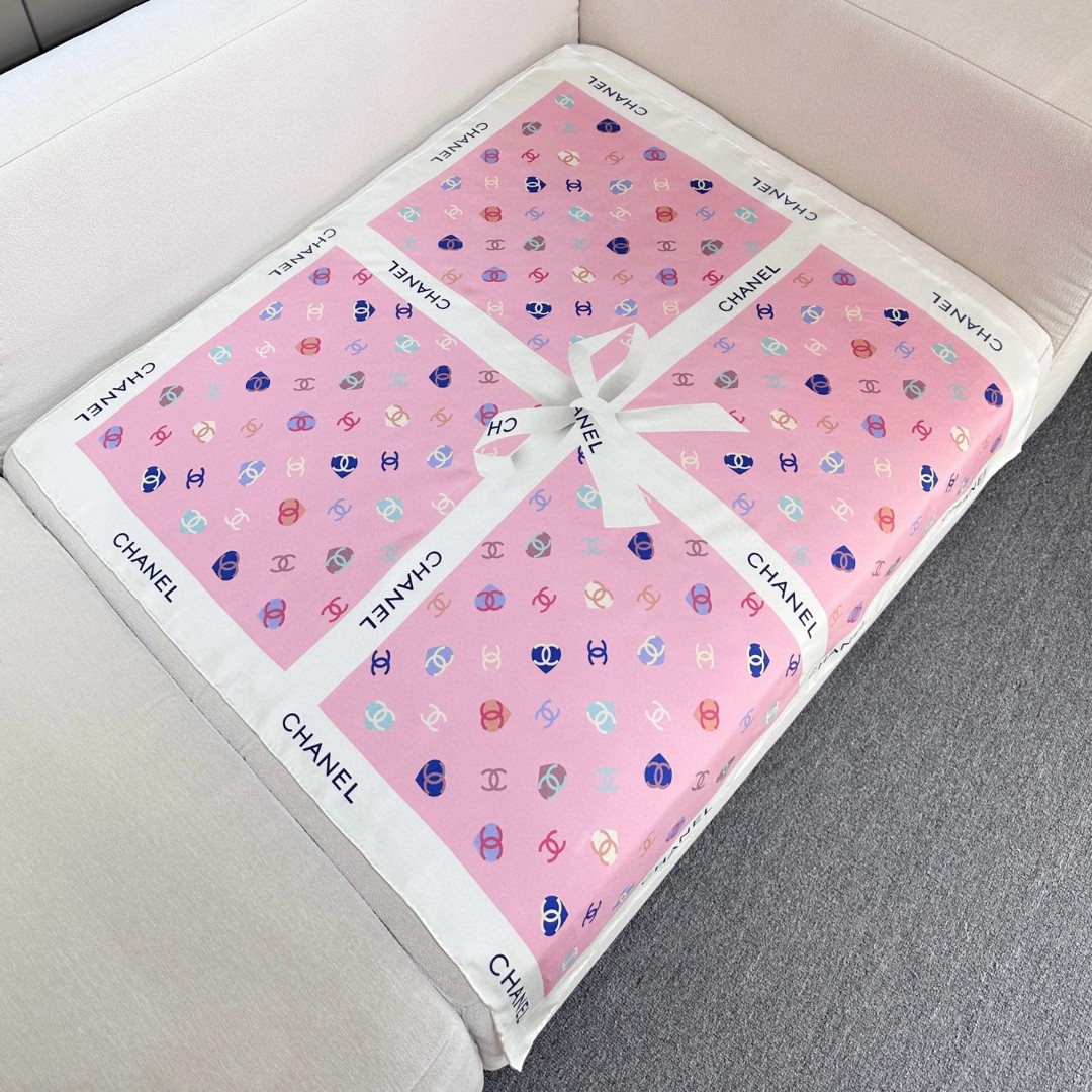  ✨✨CHAMEL【小香蝴蝶结90】真丝方巾‼️抢‼️VIP推荐  ‼️👍下手一定要快【高端  大爱❤️