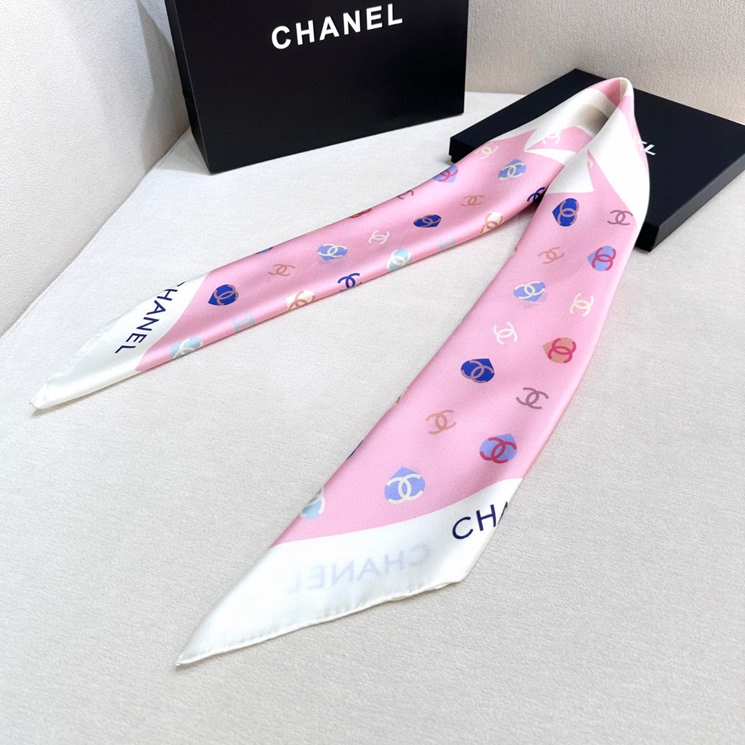  ✨✨CHAMEL【小香蝴蝶结90】真丝方巾‼️抢‼️VIP推荐  ‼️👍下手一定要快【高端  大爱❤️