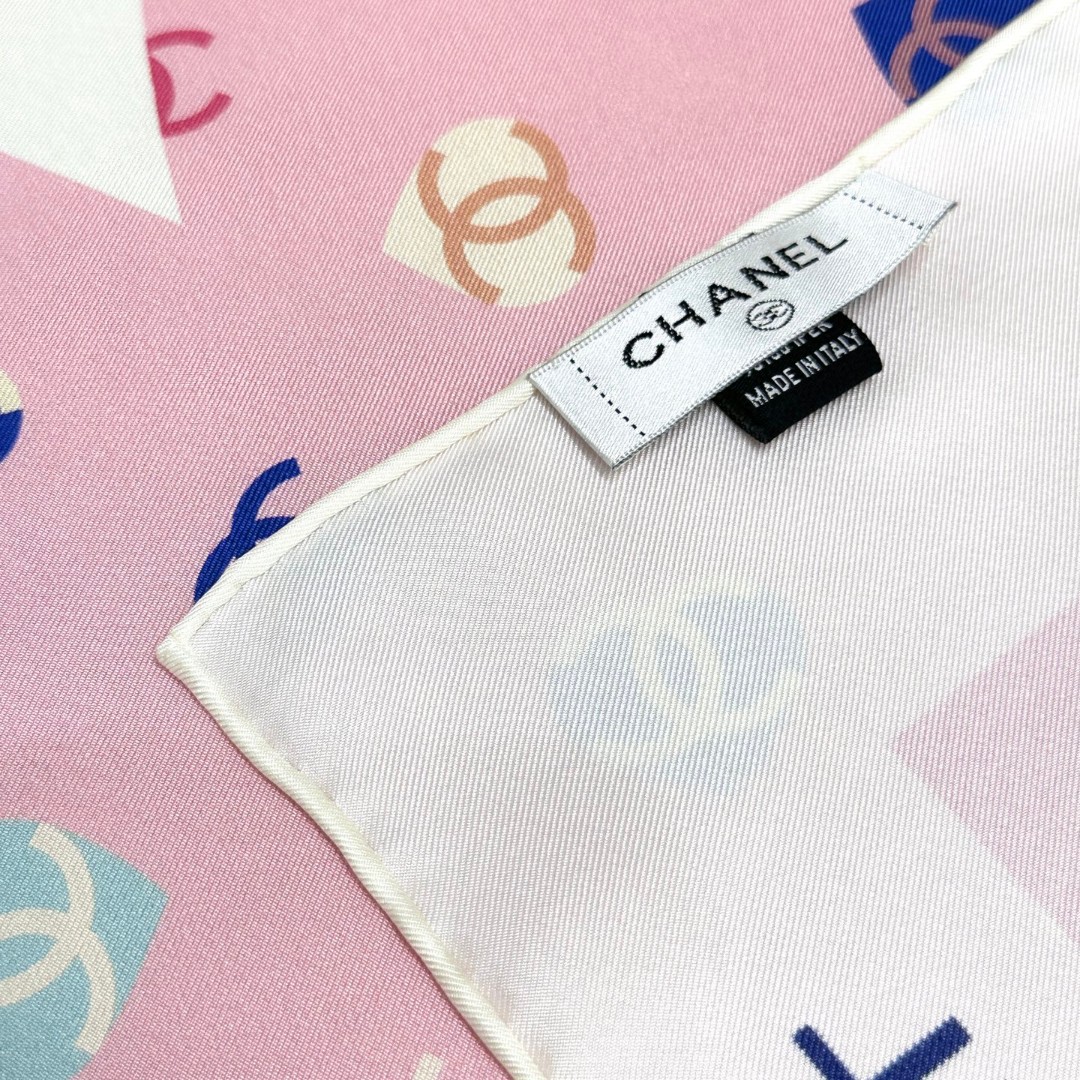  ✨✨CHAMEL【小香蝴蝶结90】真丝方巾‼️抢‼️VIP推荐  ‼️👍下手一定要快【高端  大爱❤️