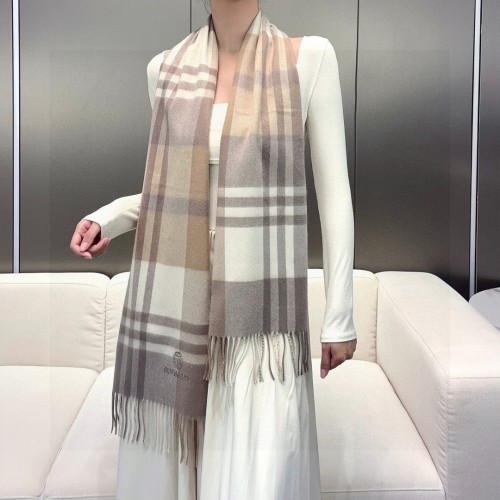 Burberry Cashmere Scarf, Classic Check Design, 30x180cm, Unisex 1 Burberry Cashmere Scarf, Classic Check Design, 30x180cm, Unisex