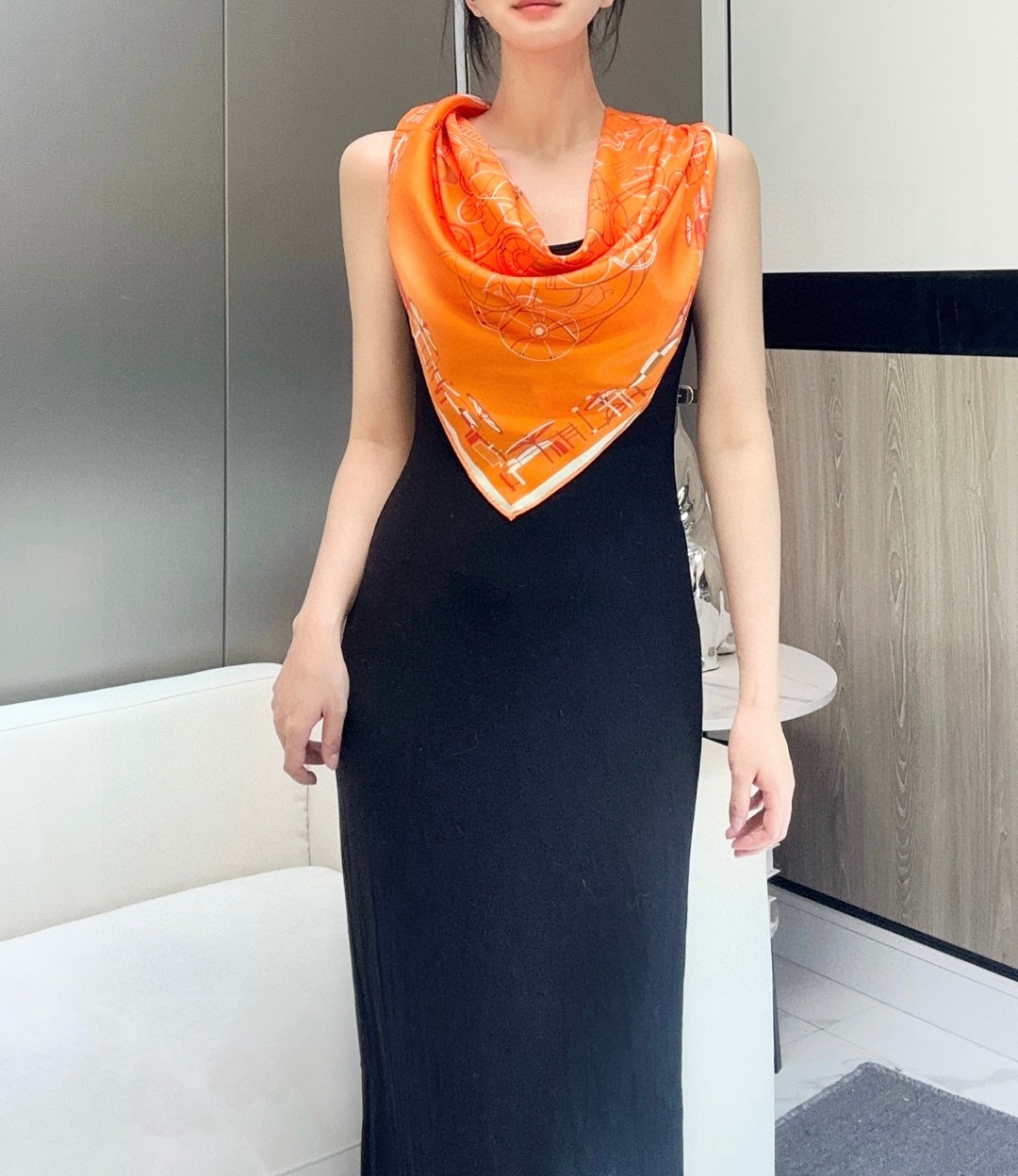 𝐇𝐞𝐫𝐦𝐞𝐬 • 𝟐𝟒𝐍𝐞𝐰 《马术的错综交叠》100%真丝方巾 90x90cm年度旗舰！H，今年最热门