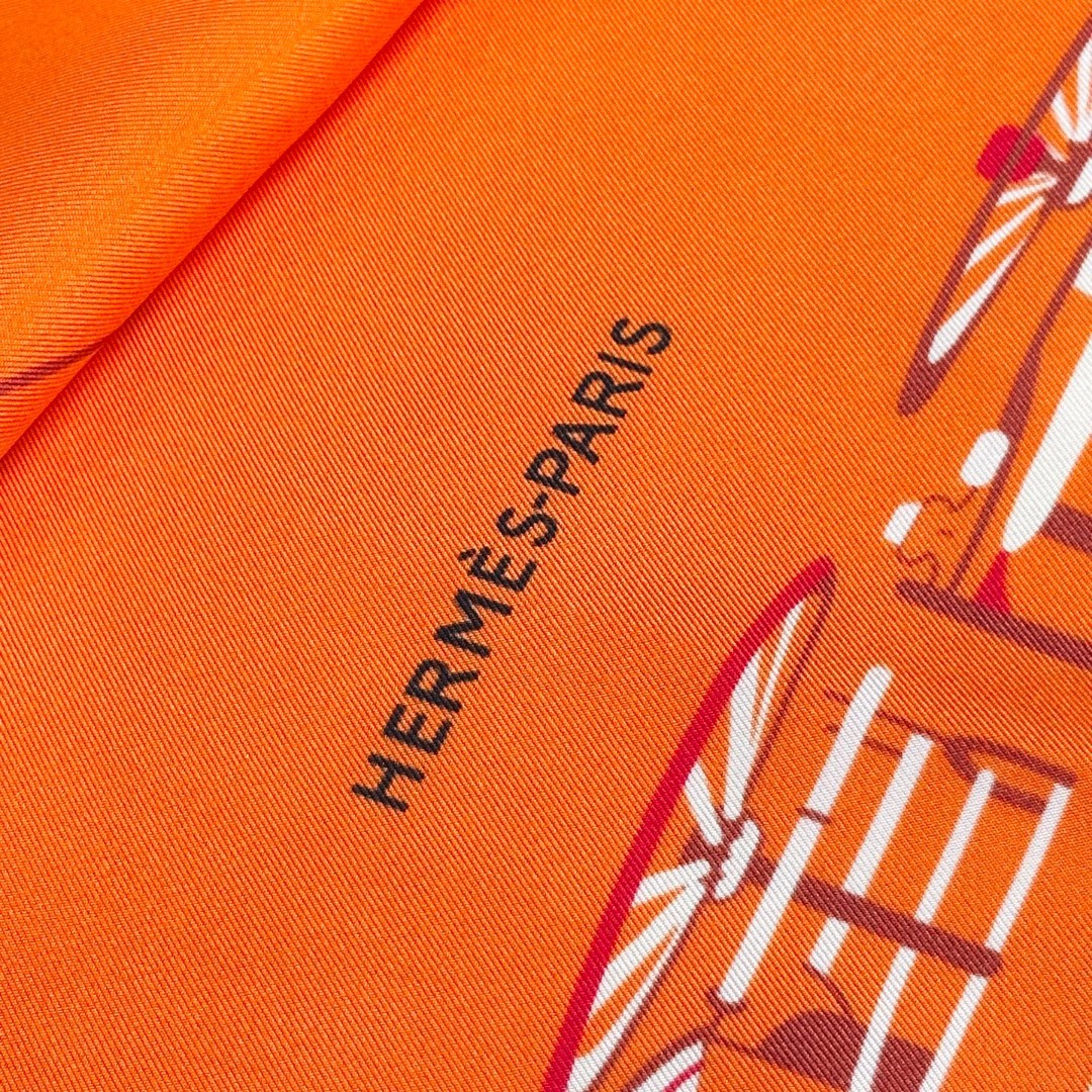 𝐇𝐞𝐫𝐦𝐞𝐬 • 𝟐𝟒𝐍𝐞𝐰 《马术的错综交叠》100%真丝方巾 90x90cm年度旗舰！H，今年最热门