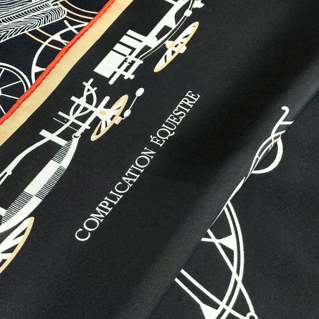 𝐇𝐞𝐫𝐦𝐞𝐬 • 𝟐𝟒𝐍𝐞𝐰 《马术的错综交叠》100%真丝方巾 90x90cm年度旗舰！H，今年最热门