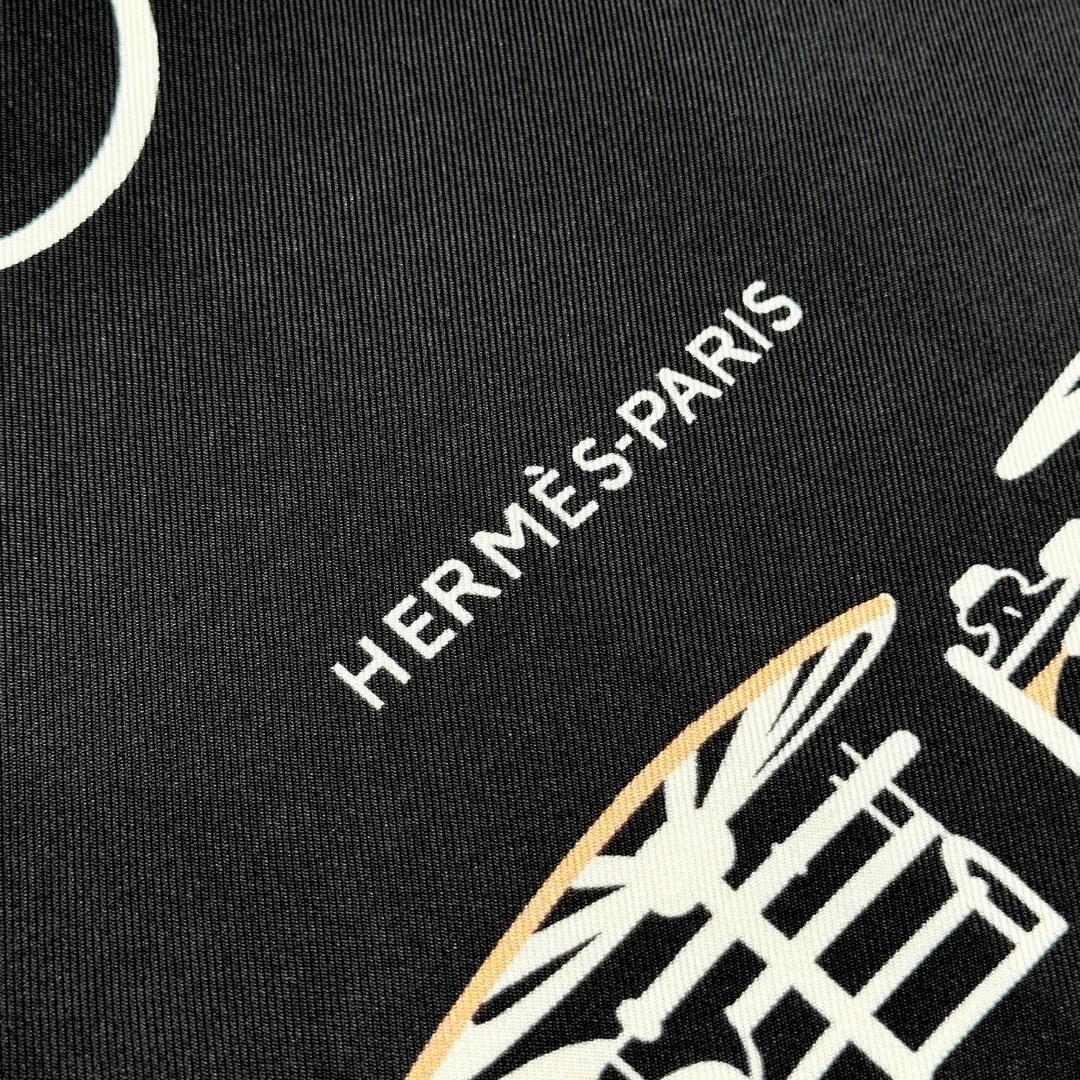 𝐇𝐞𝐫𝐦𝐞𝐬 • 𝟐𝟒𝐍𝐞𝐰 《马术的错综交叠》100%真丝方巾 90x90cm年度旗舰！H，今年最热门