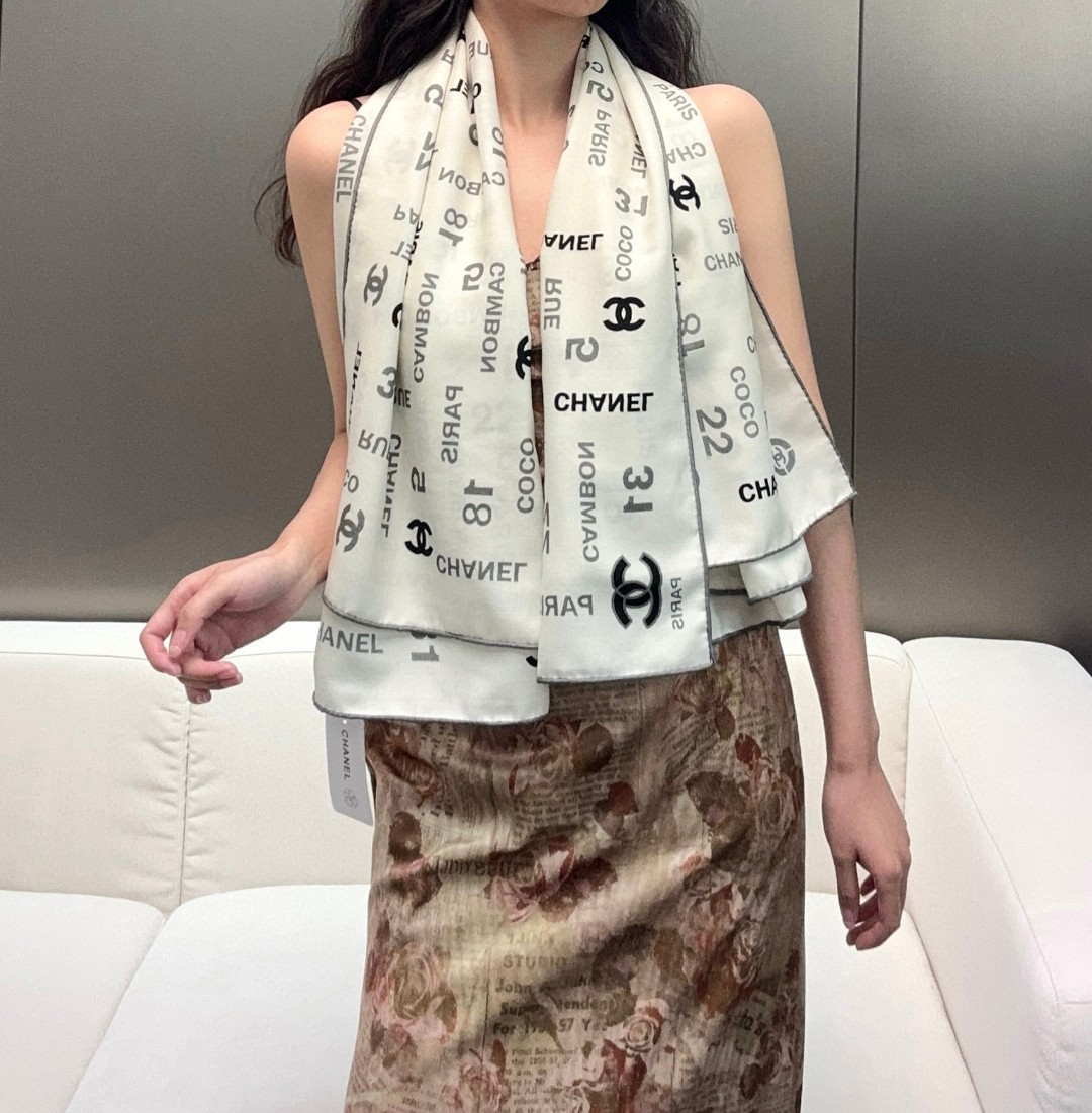 ✨【双面同色】CHANEL【字母LOGO140】羊绒方巾‼️抢‼️VIP推荐 ‼️👍下手一定要快【高端 