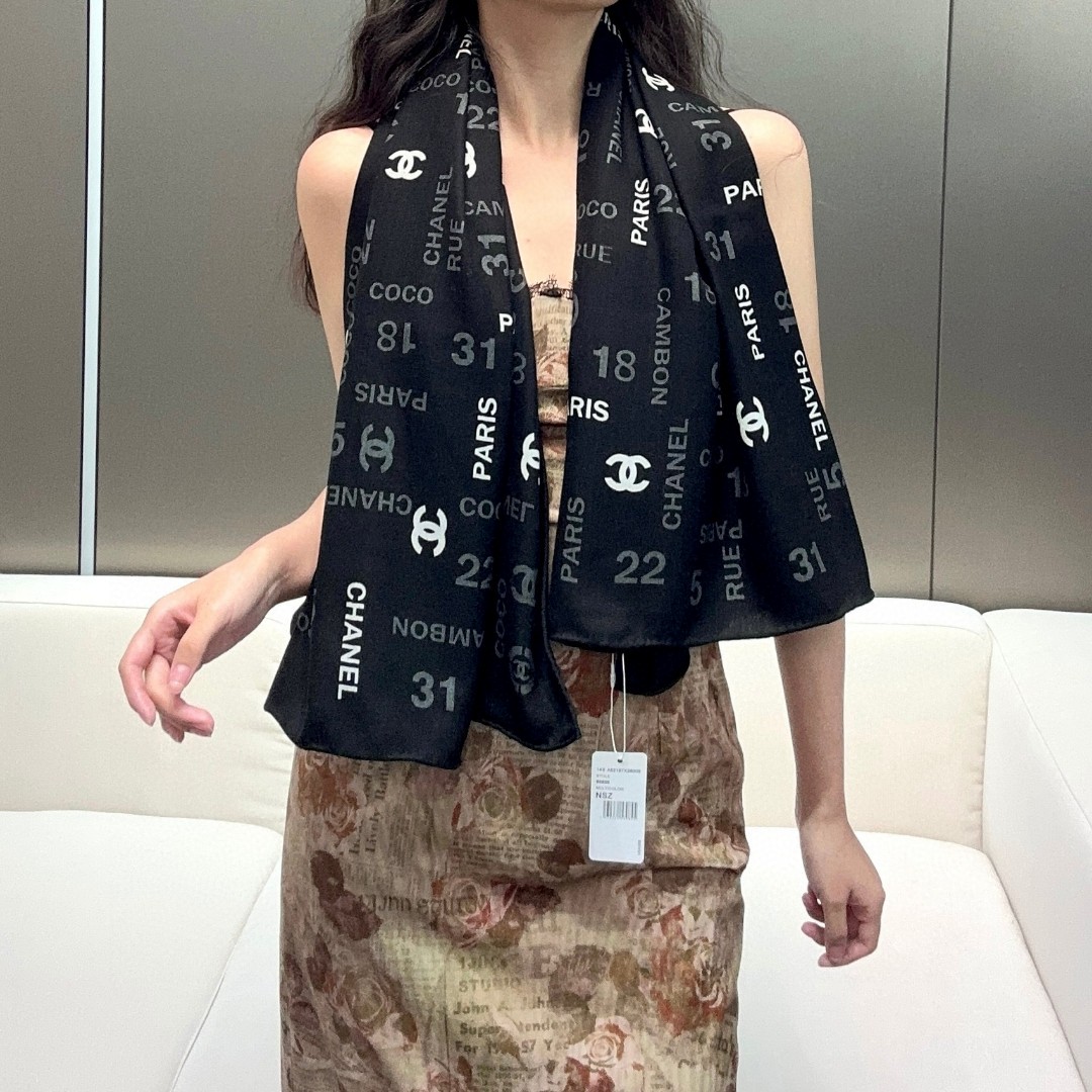 ✨【双面同色】CHANEL【字母LOGO140】羊绒方巾‼️抢‼️VIP推荐 ‼️👍下手一定要快【高端 