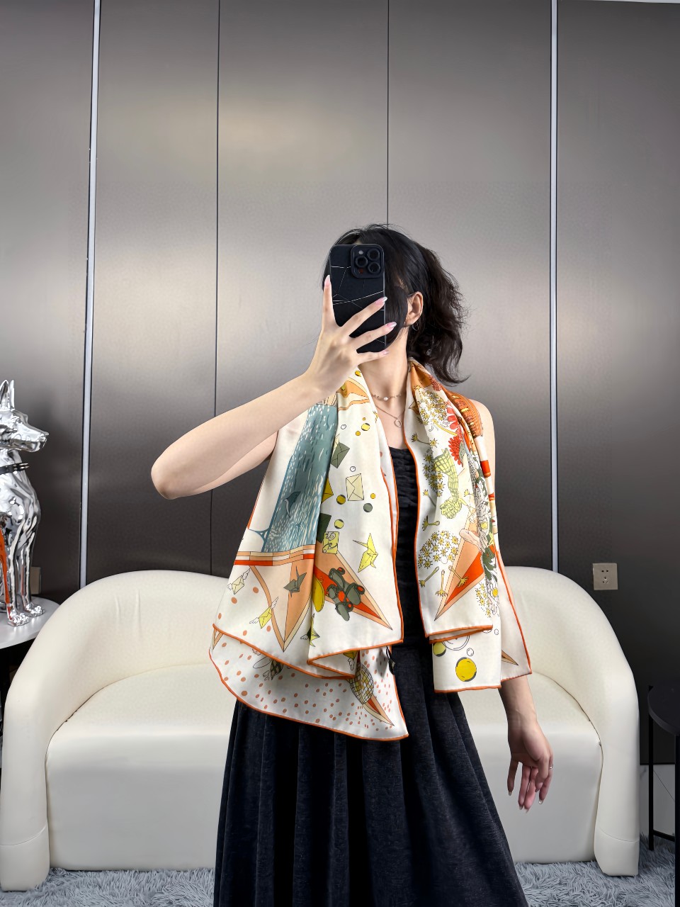 2025年专柜同步 最新款Hermes【双面同色】【爱马仕旗舰 140】‼️顶级丝羊绒工艺超值‼️爱马仕