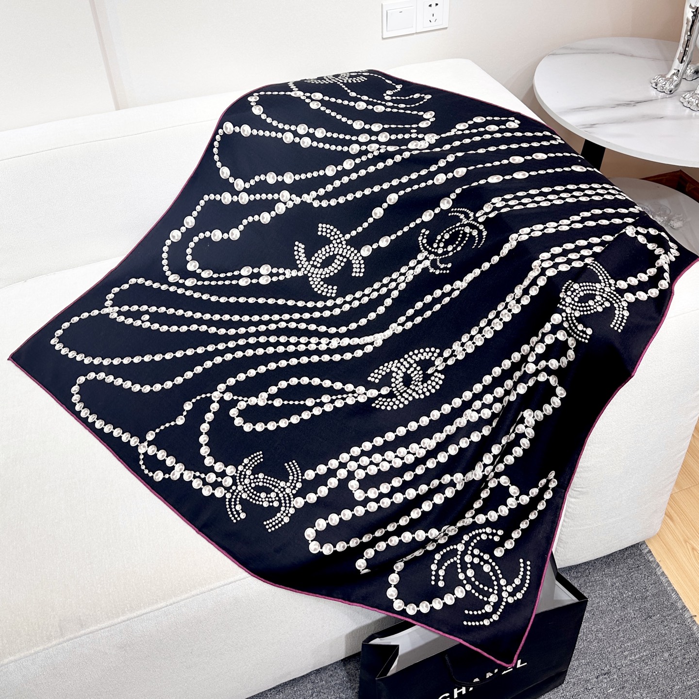 💃🏻💃🏻【项链饰品印花羊绒110】双面丝绒 ❤️女人尤物 货极少 四季都可以用‼️真心美的让人非常非常心