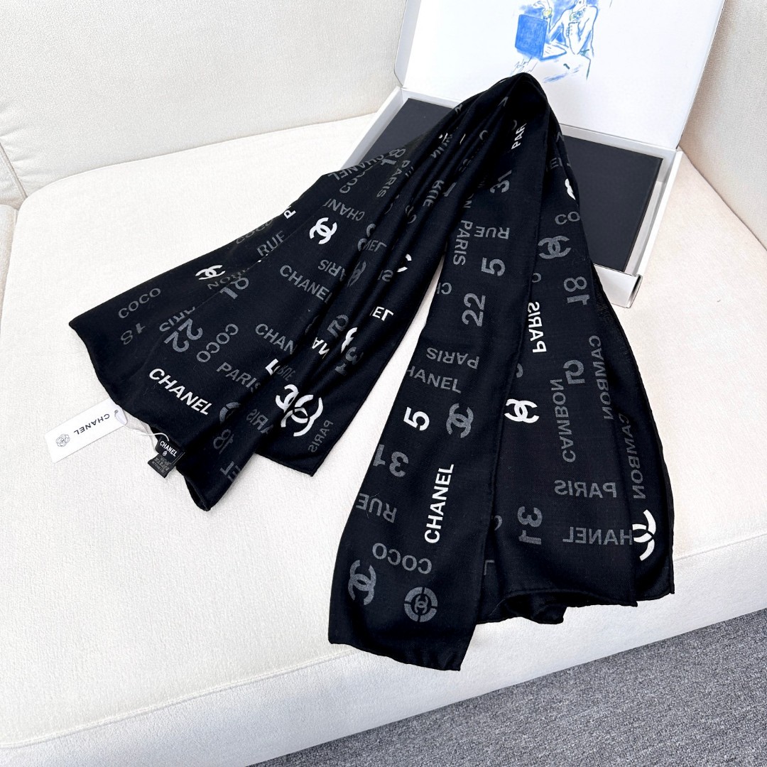 ✨【双面同色】CHANEL【字母LOGO140】羊绒方巾‼️抢‼️VIP推荐 ‼️👍下手一定要快【高端 
